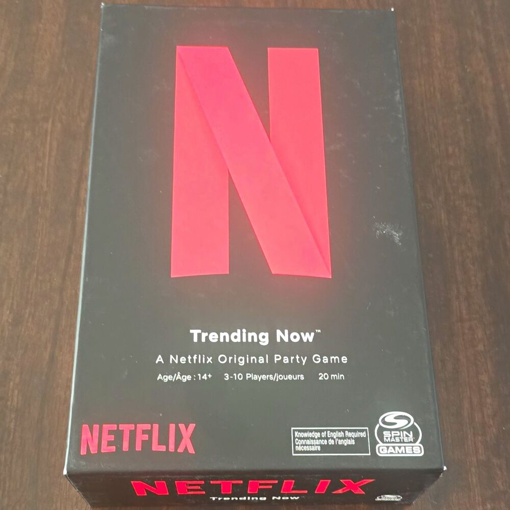 Spin Master Games Trending Now Netflix Party Card Game 3-10 Players 2021
